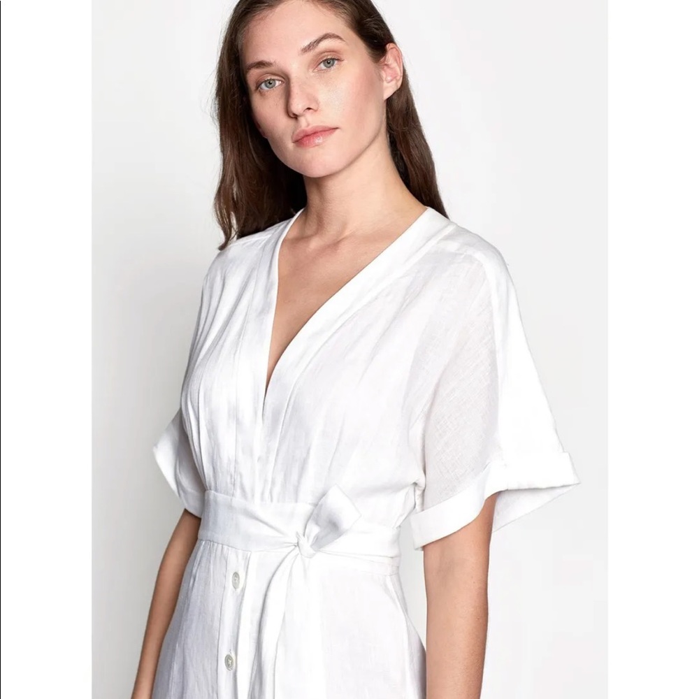 Equipment Nauman White Dress